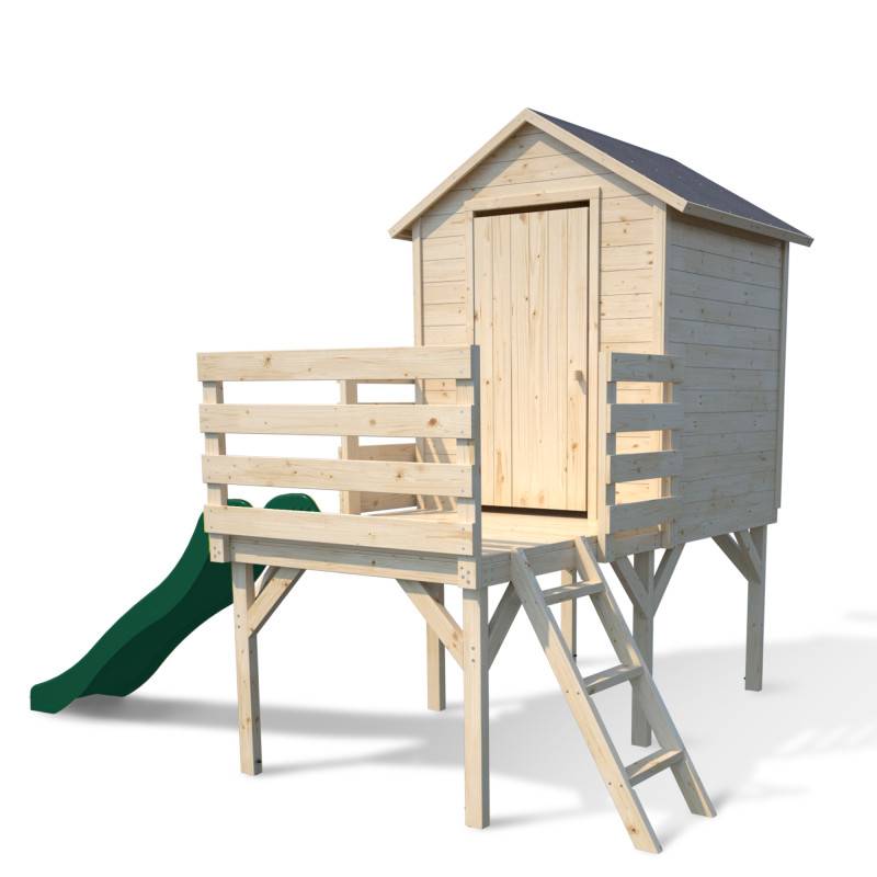 Soulet - Cabane en bois sur pilotis avec toboggan JOSEPHINE - Image 1