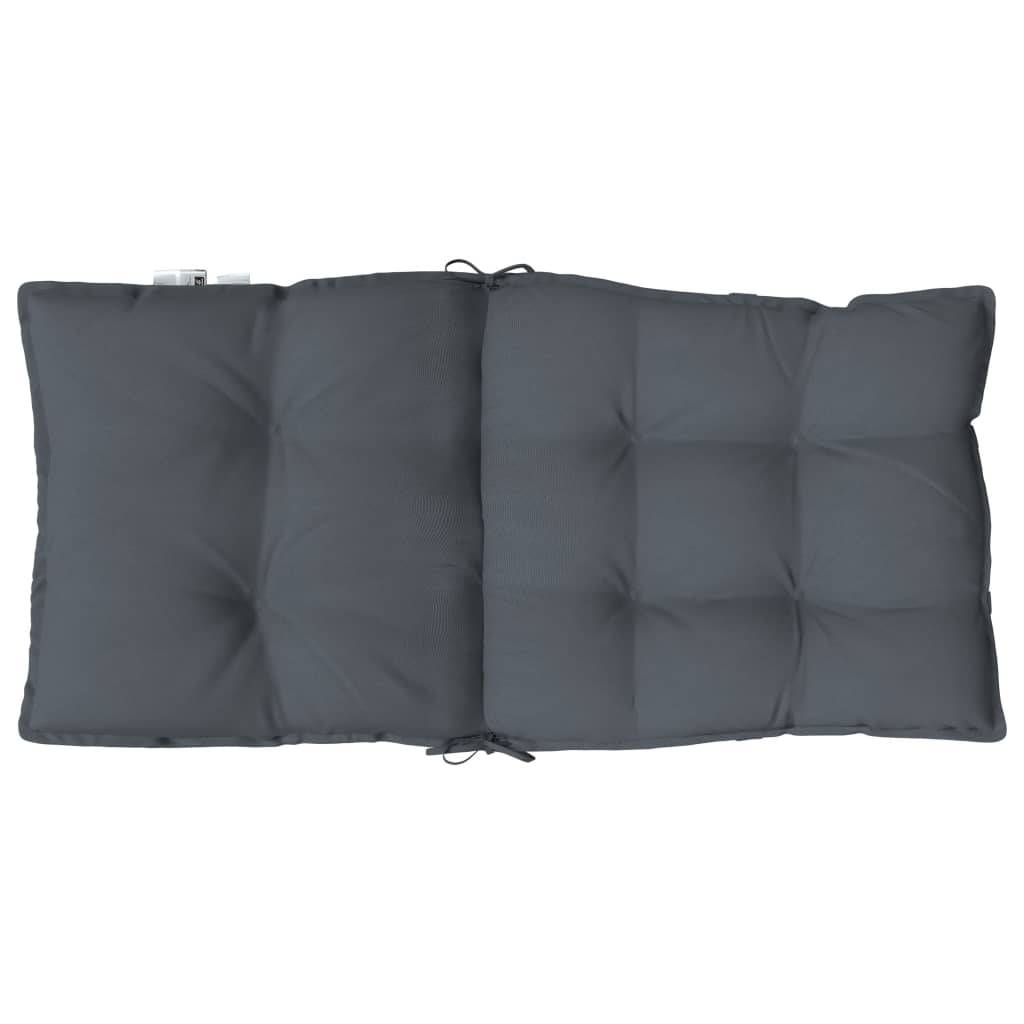 Maison Chic - Coussins de chaise à dossier bas lot de 6 anthracite Maison Chic - Image 7
