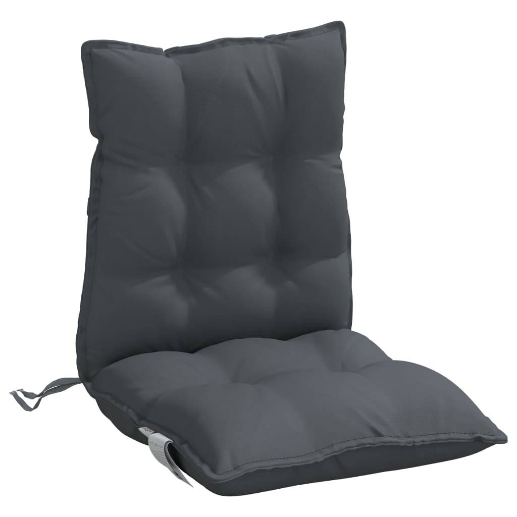 Maison Chic - Coussins de chaise à dossier bas lot de 6 anthracite Maison Chic - Image 5