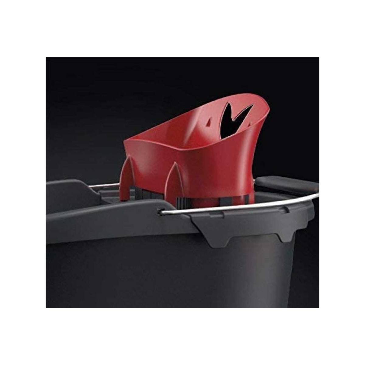 KIT de lavage VILEDA avec seau, essoreuse et plaque avec chiffon en microfibre 37.5 x 30 x 28 cm - Image 2
