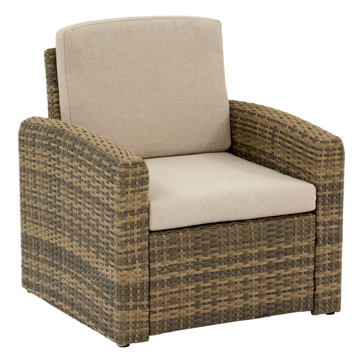 Hesperide - Fauteuil de salon de jardin Selenim beige ficelle Hespéride - Image 1