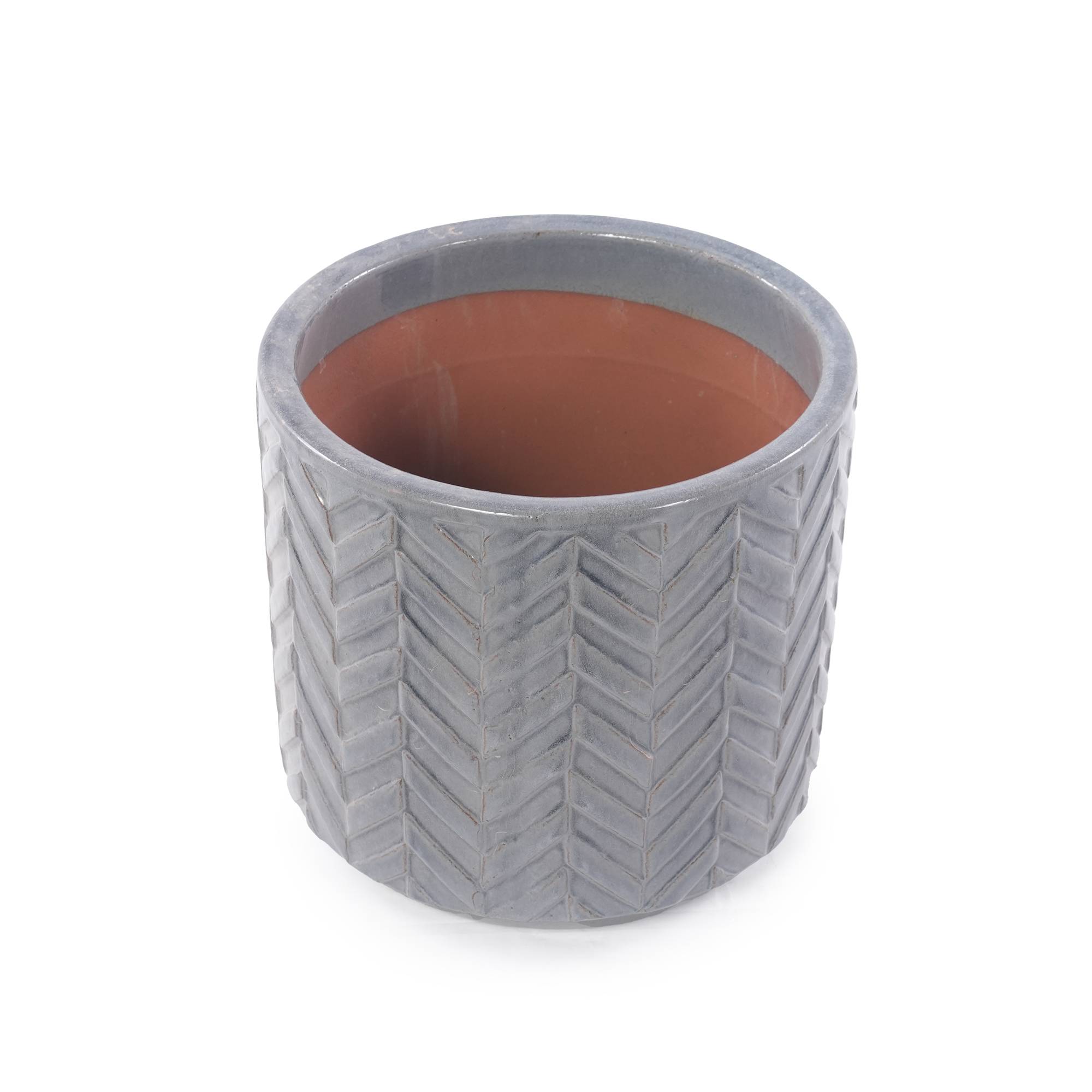 ComfortXL - Pot de fleurs en céramique Ø31,5 cm gris cendré pour plantes et aromates avec drainage - ComfortXL Outdoor Living - Image 6