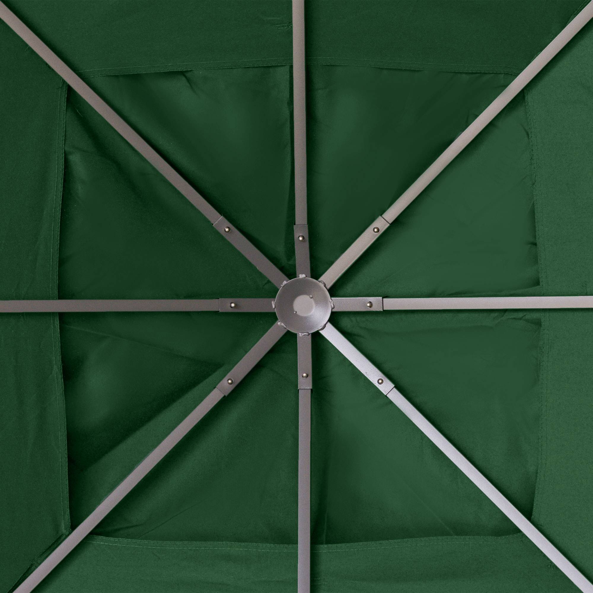 Outsunny - Toile de rechange pour pavillon tonnelle gazebo 3x3m anti-UV haute densité 180g/m² polyester vert - Outsunny - Image 7