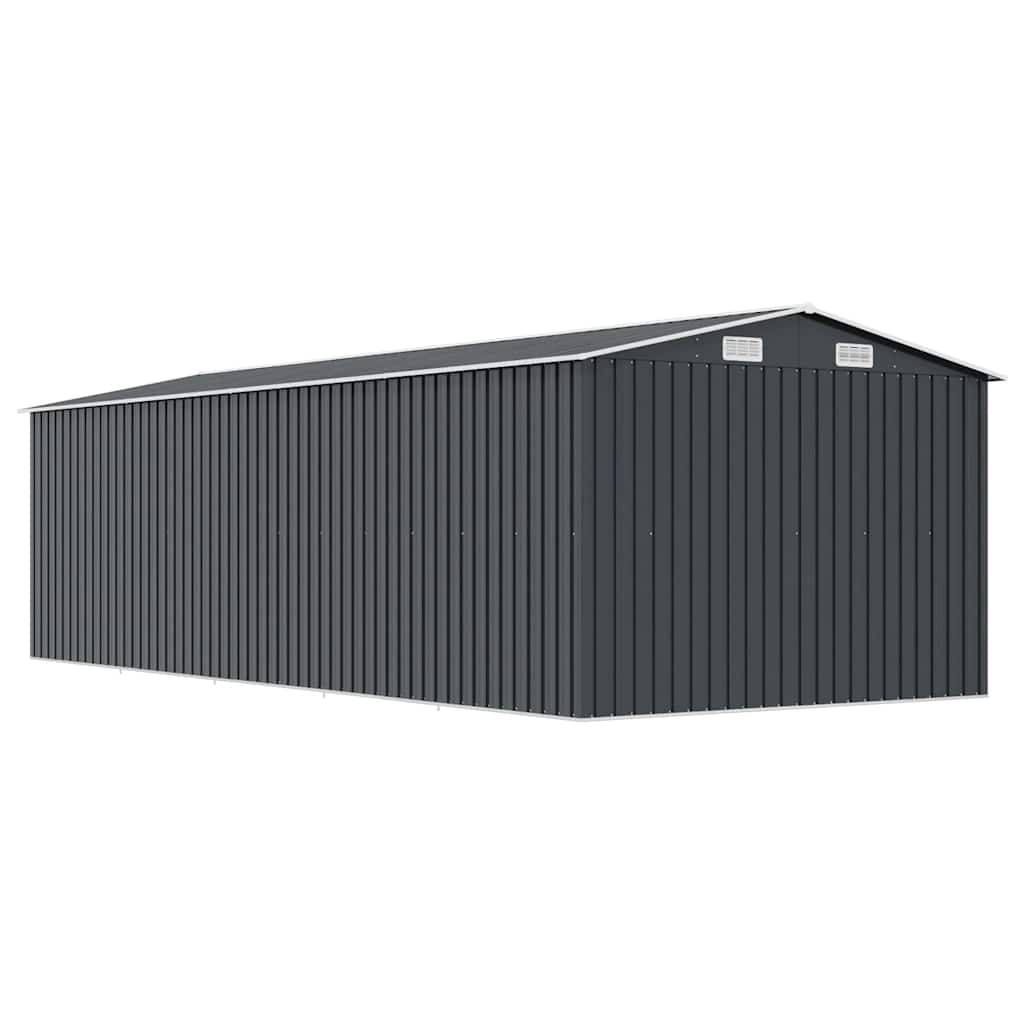 Vidaxl - Abri de jardin 257x580x181 cm Métal Anthracite vidaXL 143354 - Image 8
