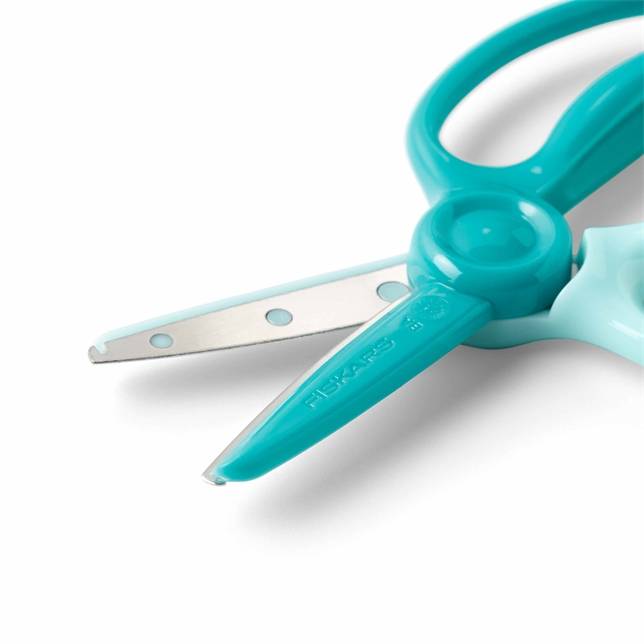 Fiskars - Ciseaux d’entraînement pour enfants à partir de 3 ans - bleu - Image 3