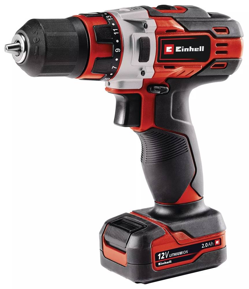 Einhell - Perceuse-visseuse TE-CD 12/1 Li (1x2,0 Ah) - 12V - 30Nm - 2 vitesses - mandrin 10mm Einhell - Image 1