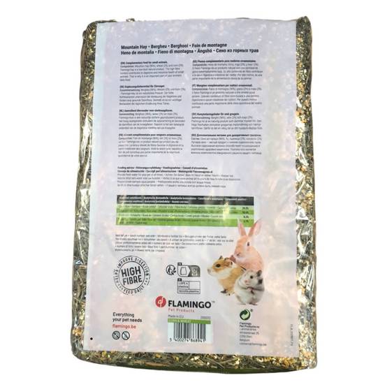 Foin de montagne au mais et ble poids 500 g pour rongeur - Image 4