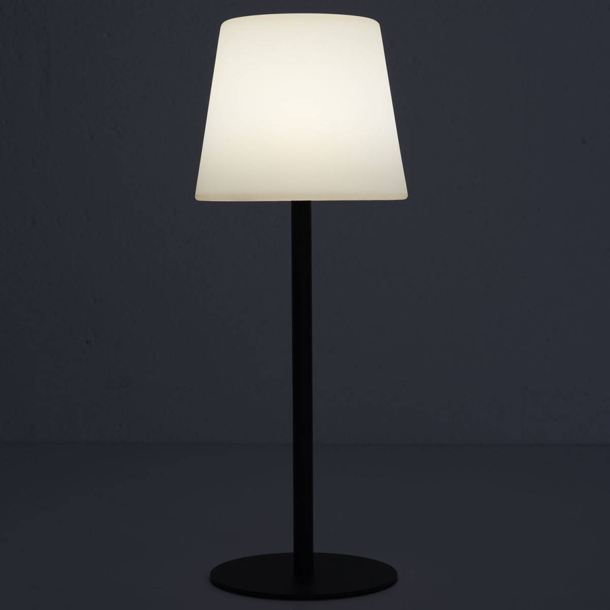 The Home Deco Factory - Lampe à Poser Extérieur "Rechargeable" 40cm Noir - Image 4
