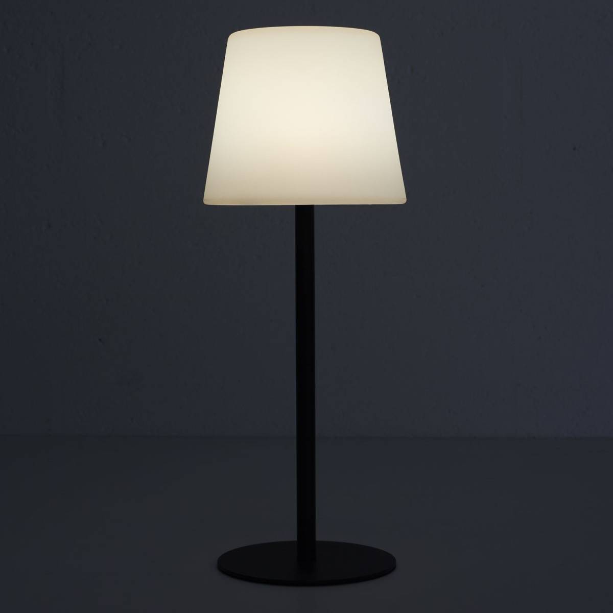 The Home Deco Factory - Lampe à Poser Extérieur "Rechargeable" 40cm Noir - Image 3