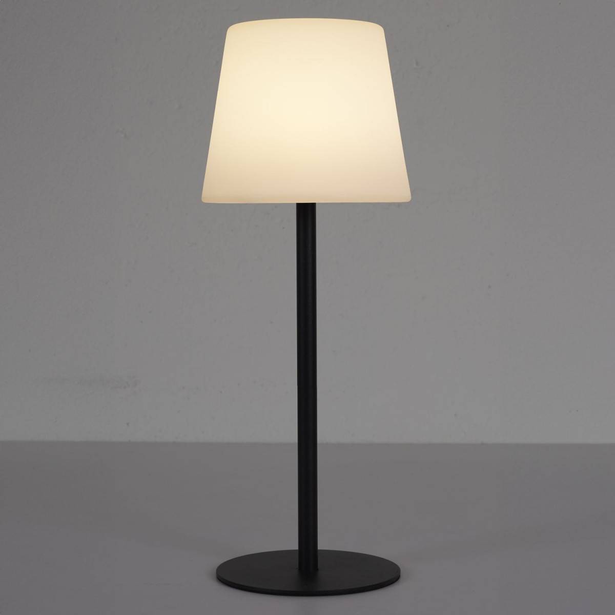 The Home Deco Factory - Lampe à Poser Extérieur "Rechargeable" 40cm Noir - Image 2