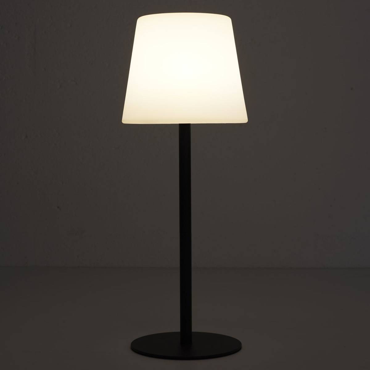 The Home Deco Factory - Lampe à Poser Extérieur "Rechargeable" 40cm Noir - Image 5