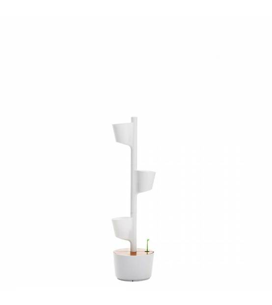 Jardinière verticale CitySens blanche avec 3 pots
et arrosage automatique Wi-Fi - Image 2