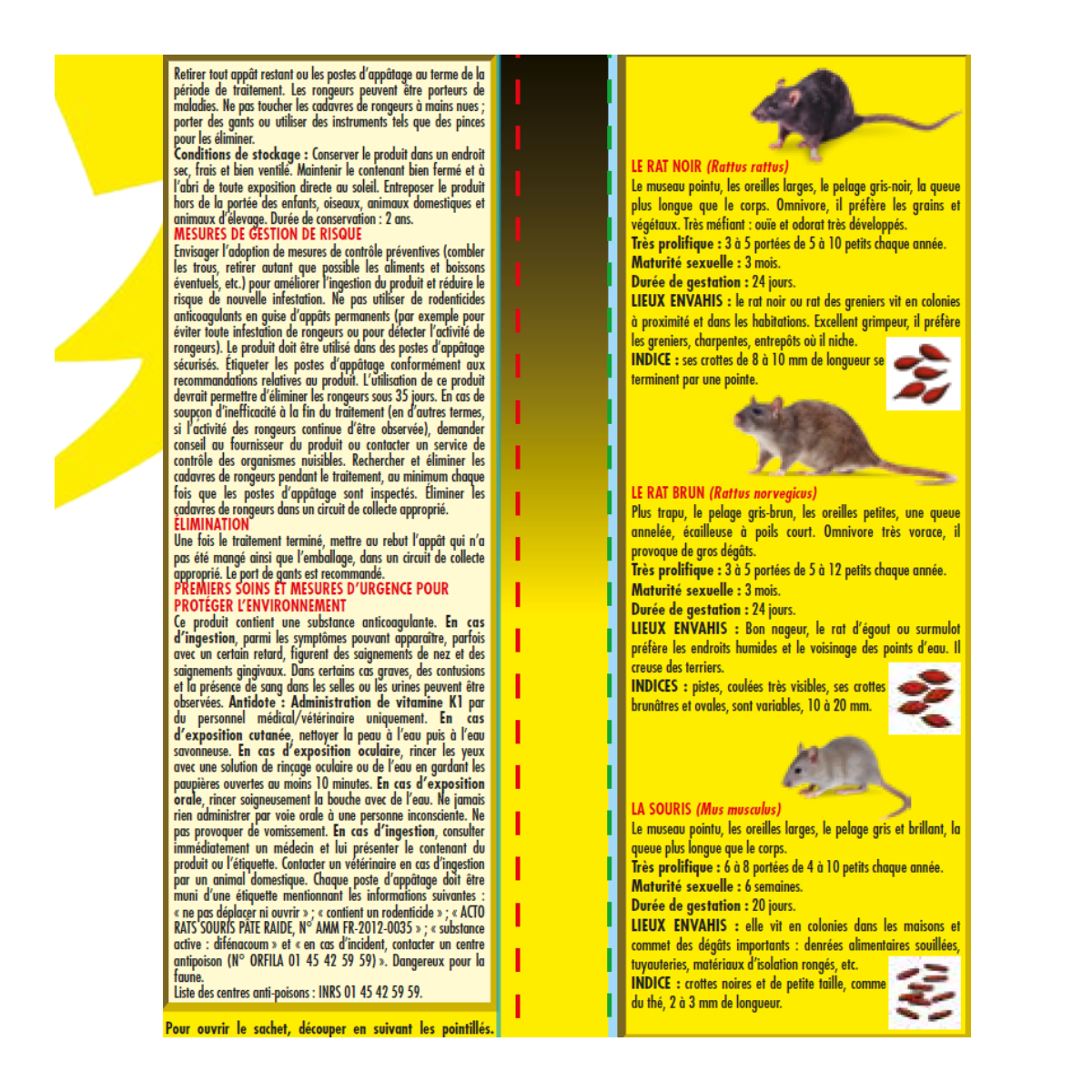 Acto - Pâte Anti-rongeurs Acto éradication Rapide Rats Et Souris - Acto - Image 3