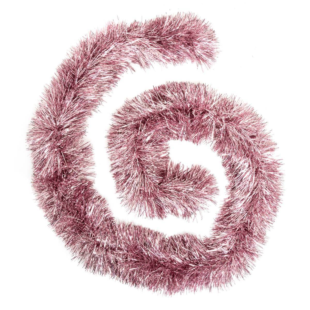 Guirlande de noël "Boa" brin fin rose 150x8x2m ATMOSPHERA CREATEUR D'INTERIEUR - Image 2