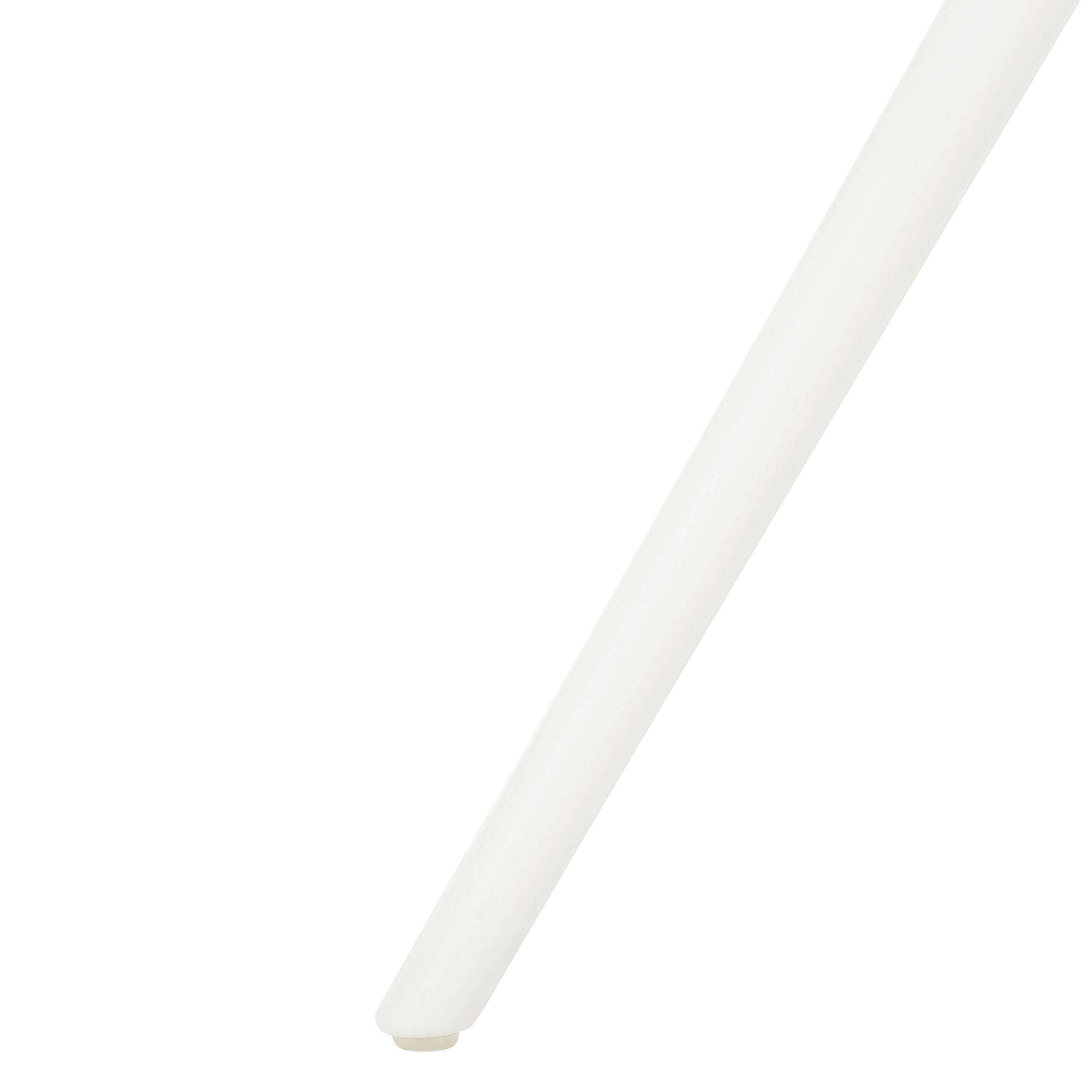 Beliani - Table de bistrot de jardin en plastique blanc 70 x 70 cm table à manger d'extérieur résistant aux intempéries - Image 6
