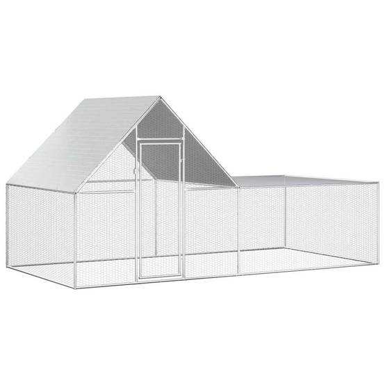 Vidaxl - Poulailler 4 x 2 x 2 m Acier galvanisé vidaXL 144556 - Image 2