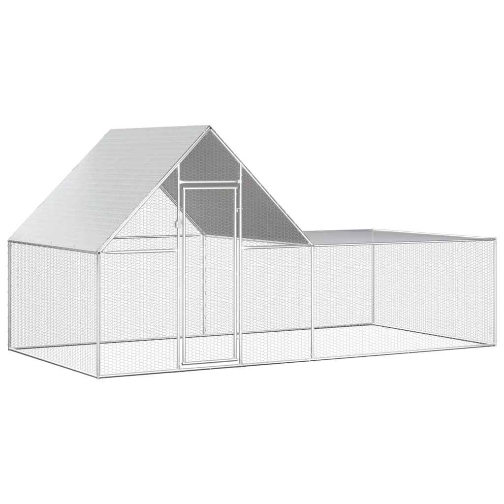 Vidaxl - Poulailler 4 x 2 x 2 m Acier galvanisé vidaXL 144556 - Image 2