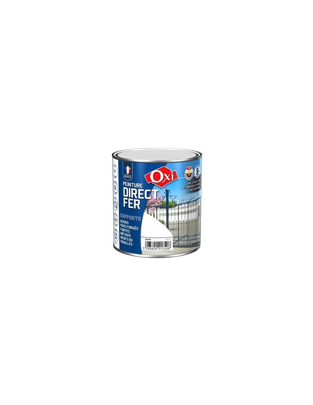 Oxi - Peinture Oxi Direct Fer Gris Fonce Antirouille, Primaire Et Finition 3en1 - Oxi - Image 2