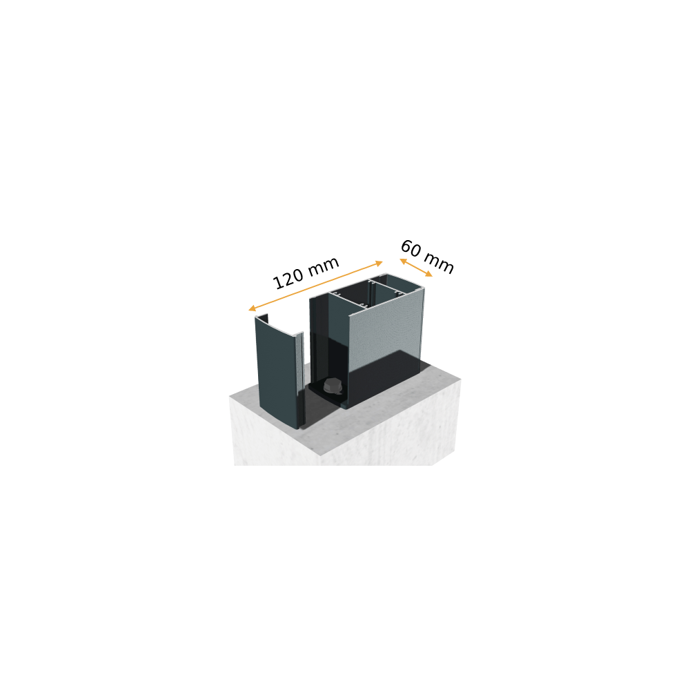 Intersun - Pergola solaire photovoltaïque CORNALINE 4,594x3,95m 8 panneaux (Gris anthracite RAL 7016) - Image 4