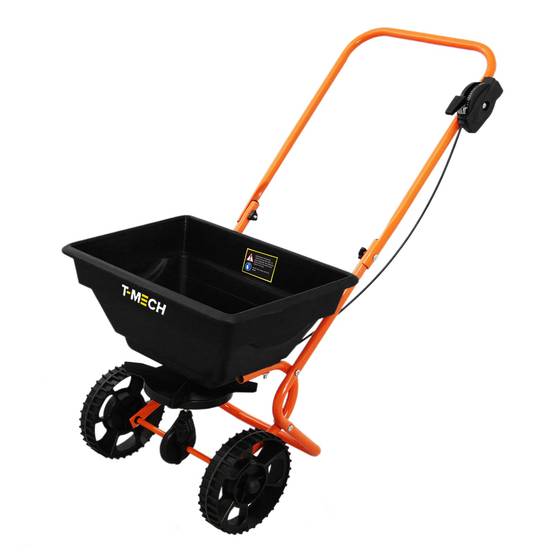 Épandeur Rotatif & Niveleur de Pelouse 50 cm (Orange) - Image 2
