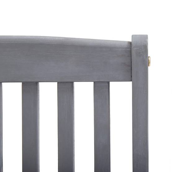 Chaises pliables extérieures bois acacia gris avec coussins 44 x 50 x 88 cm - PANGIVO - Image 7