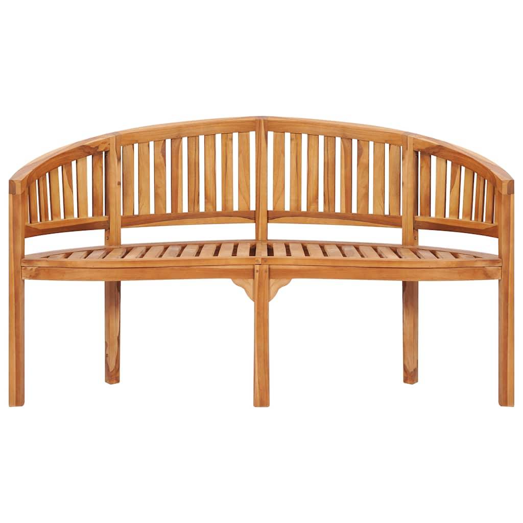 PANGIVO - Banc de jardin teck naturel 151 x 60 x 86 cm - PANGIVO - Image 4