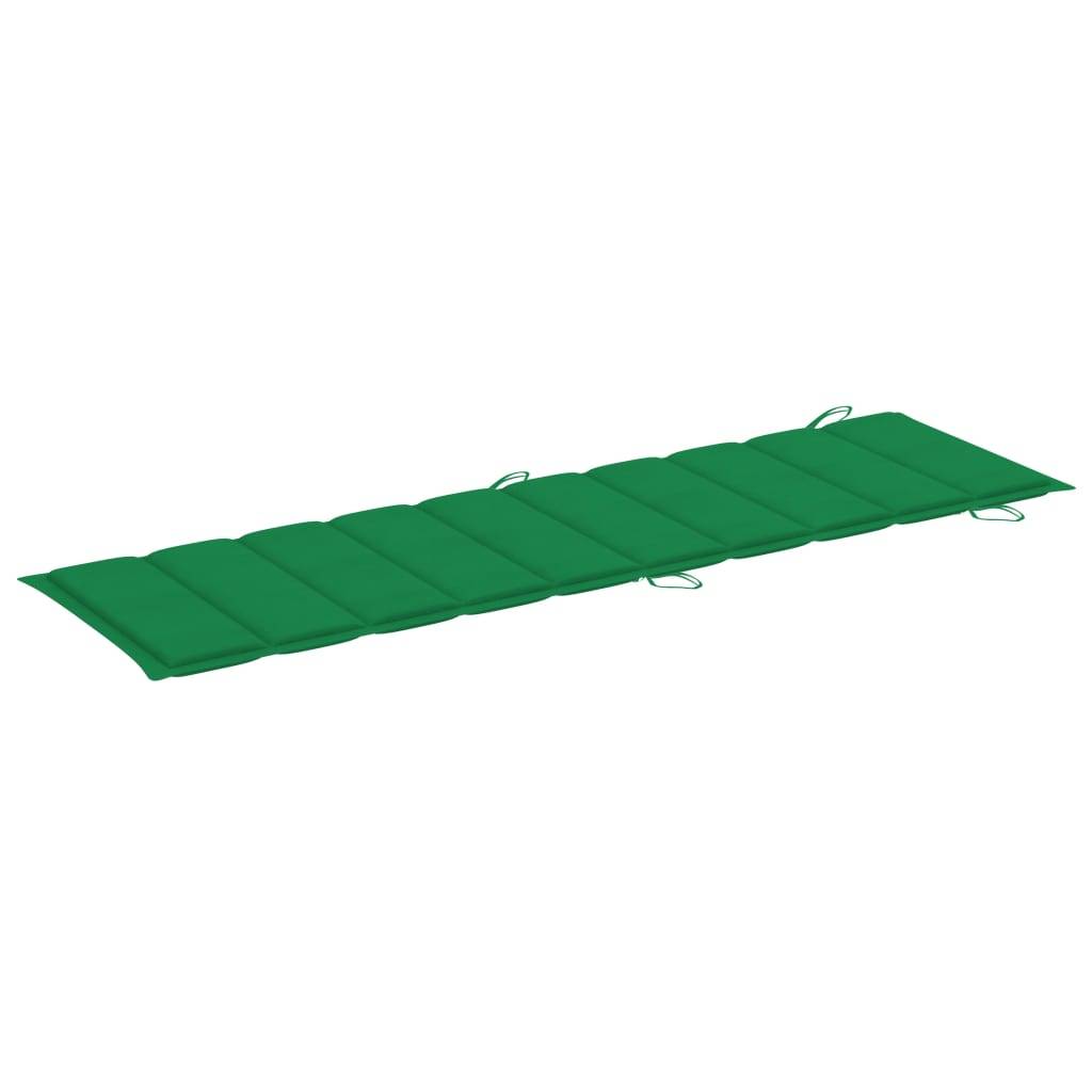 Helloshop26 - Transat chaise longue bain de soleil lit de jardin terrasse meuble d'extérieur à bascule 180 cm avec coussin bois de teck solide - Image 6