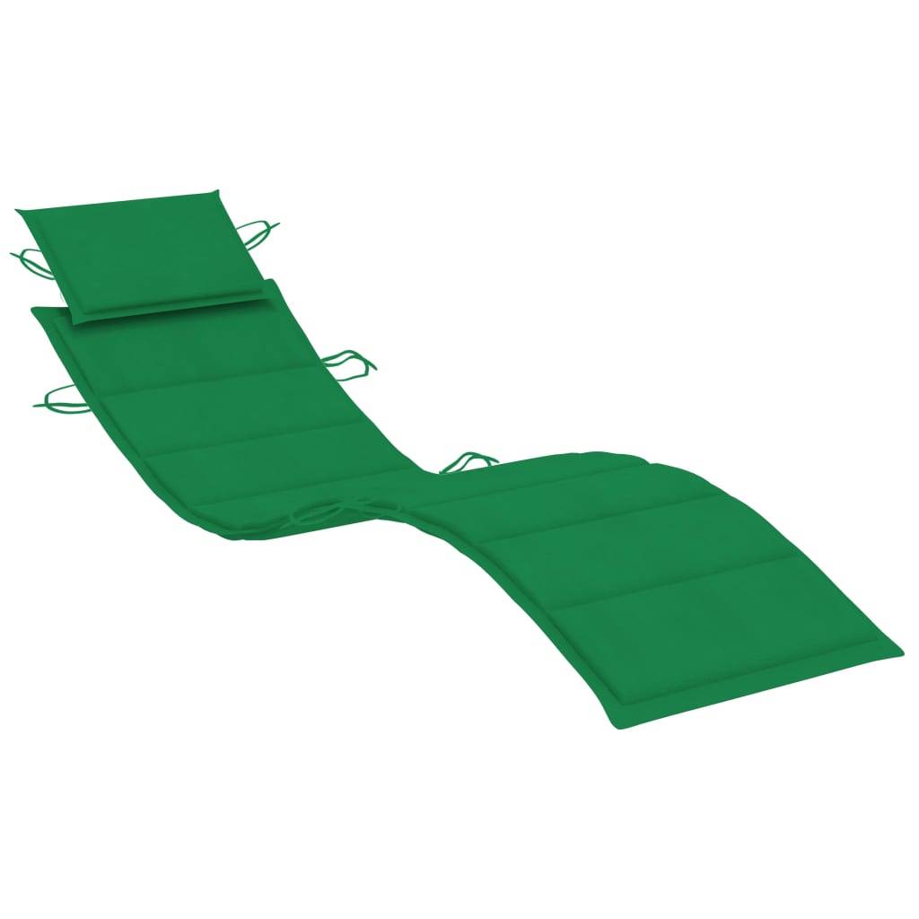 Helloshop26 - Transat chaise longue bain de soleil lit de jardin terrasse meuble d'extérieur à bascule 180 cm avec coussin bois de teck solide - Image 5