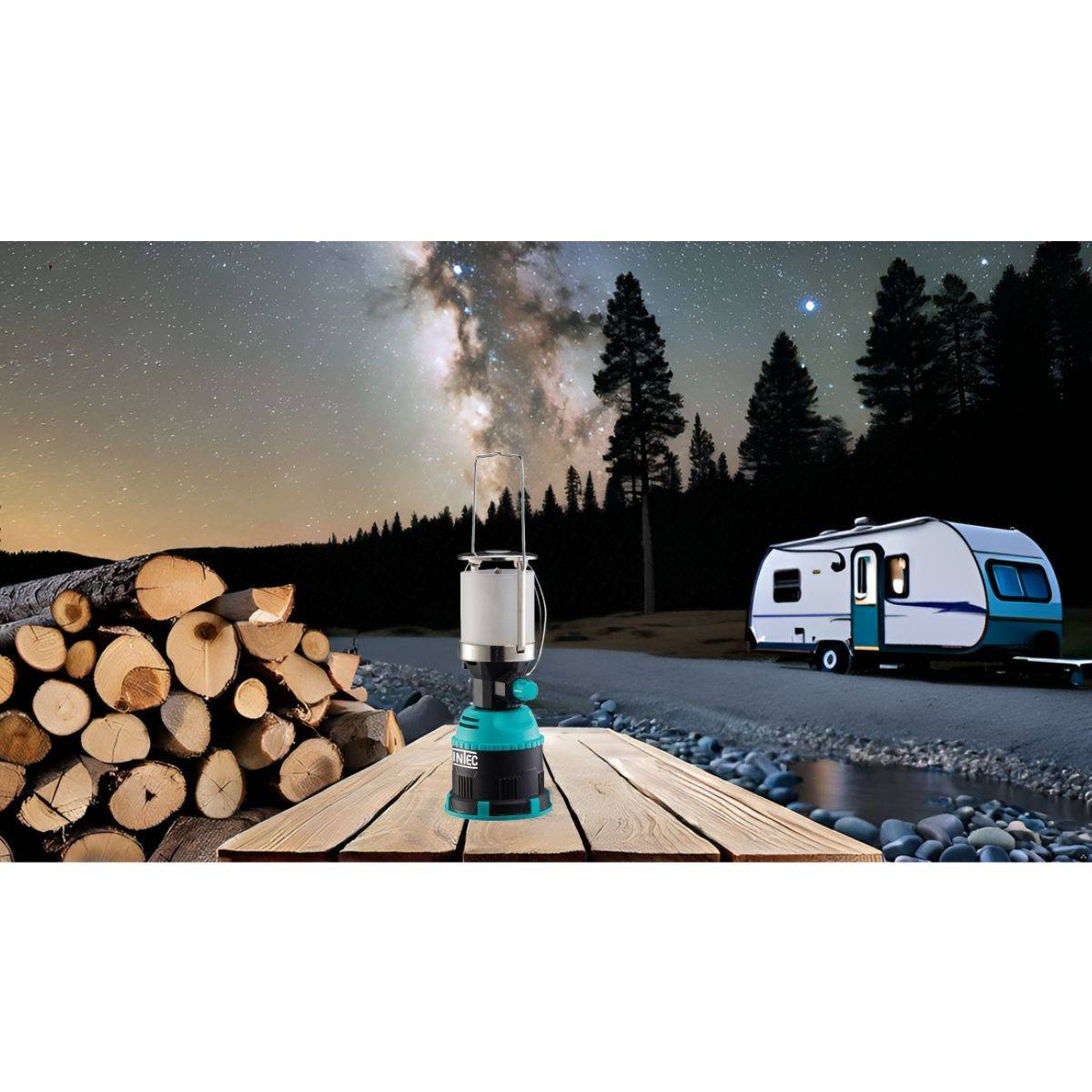 Lampe à gaz 450W Piezo Coque ABS + 16 cartouches de gaz 190gr Butane INTEC - Image 7
