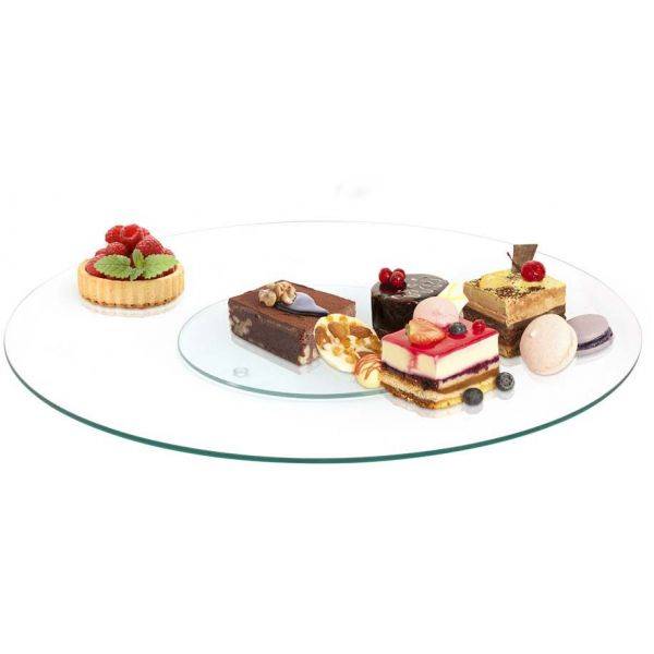 Saveur Et Degustation - Plateau tournant en verre 45 cm Saveur Et Degustation - Image 3
