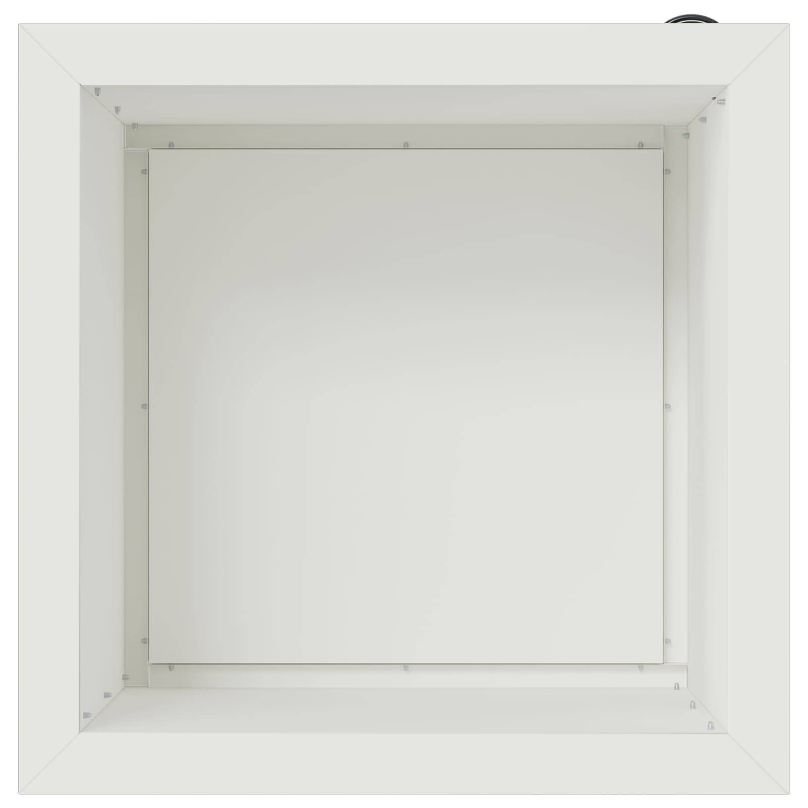 Vidaxl - Jardinière de jardin avec LED-Pot de fleur-Bac à fleurs Blanc 40 x 40 x 40 cm Acier - Image 7