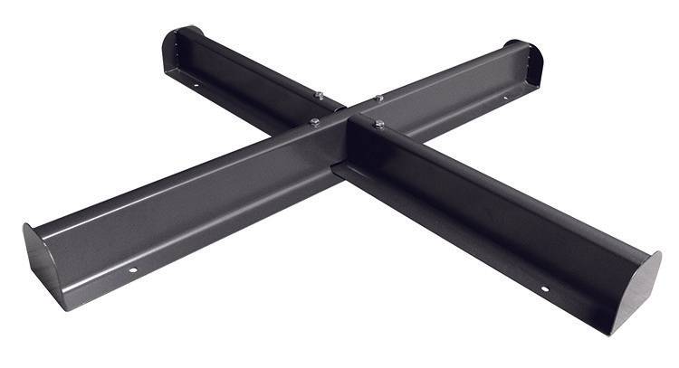 Garden Impressions - Pied en croix pour parasol Hawaii - noir carbone