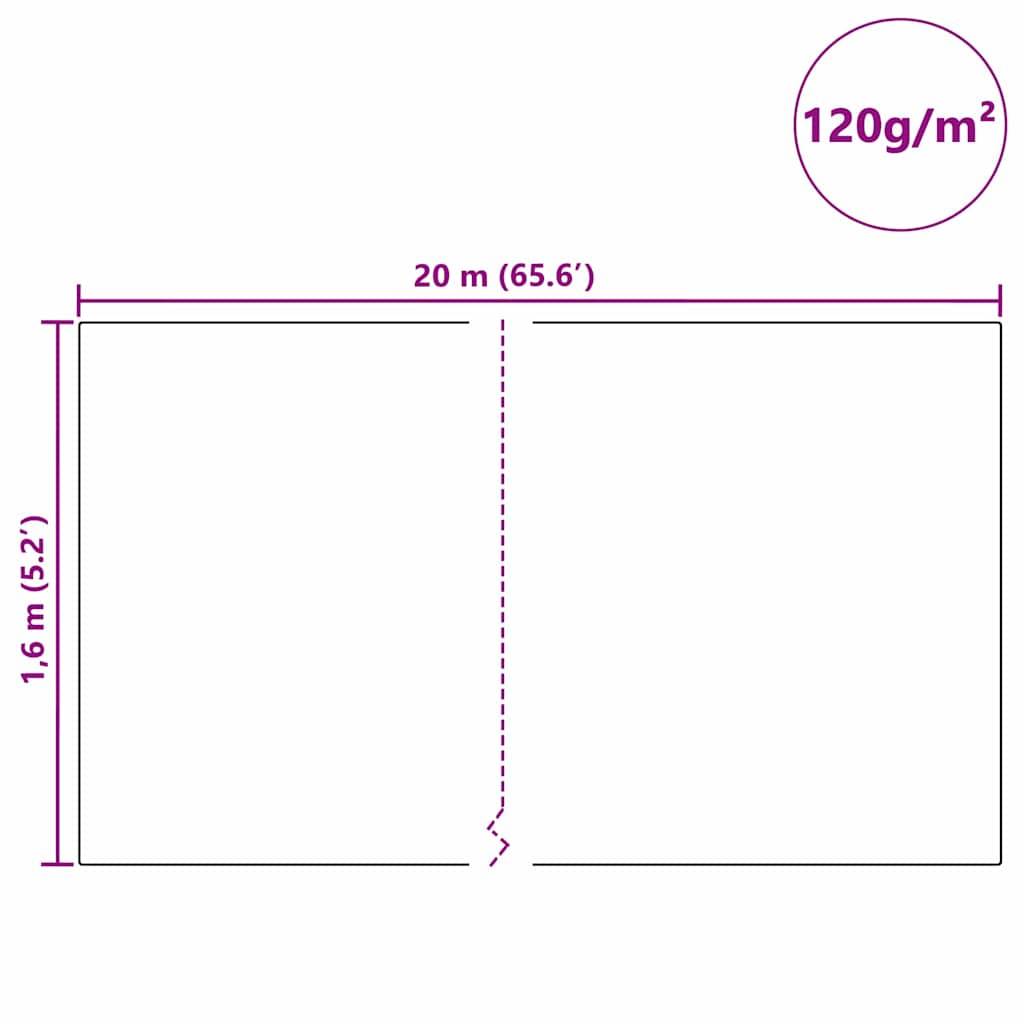 Couverture Thermique Végétaux Tissu Résistant UV Perméable Air Eau Protection Saisons Froides Vert 20x1,6m – ComfortXL Outdoor Living - Image 8
