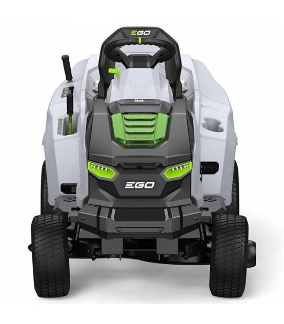 PACK Tondeuse autoportée sur batteries EGO, Lames 98cm, Bac arrière 300l et mulching, 5 batteries 10Ah et chargeur rapide - - Image 1