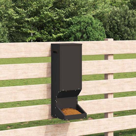 Mangeoire Cerf Gibier Acier 3kg Fixation Arbre Forêt Noir - ComfortXL Outdoor Living - Image 4