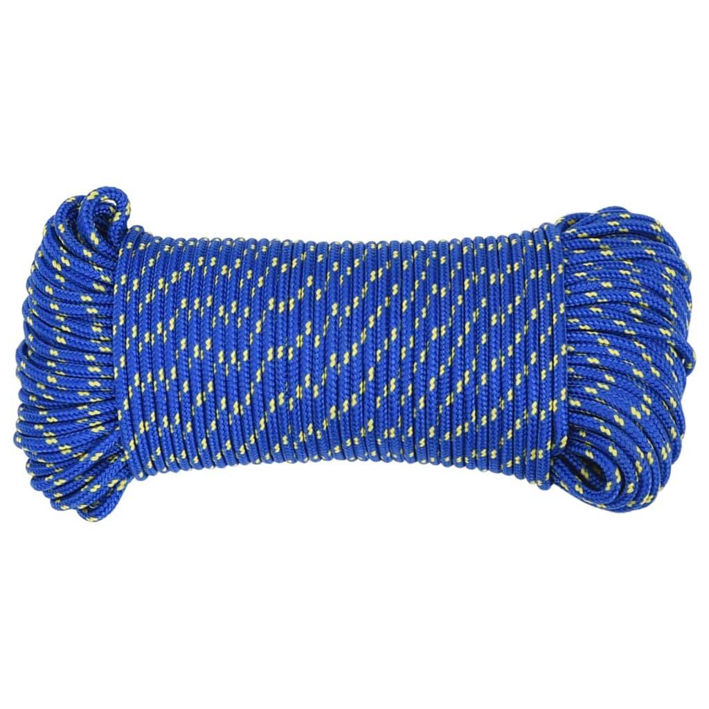 Corde de bateau Bleu 3 mm 100 m Polypropylène Maison Chic - Image 3