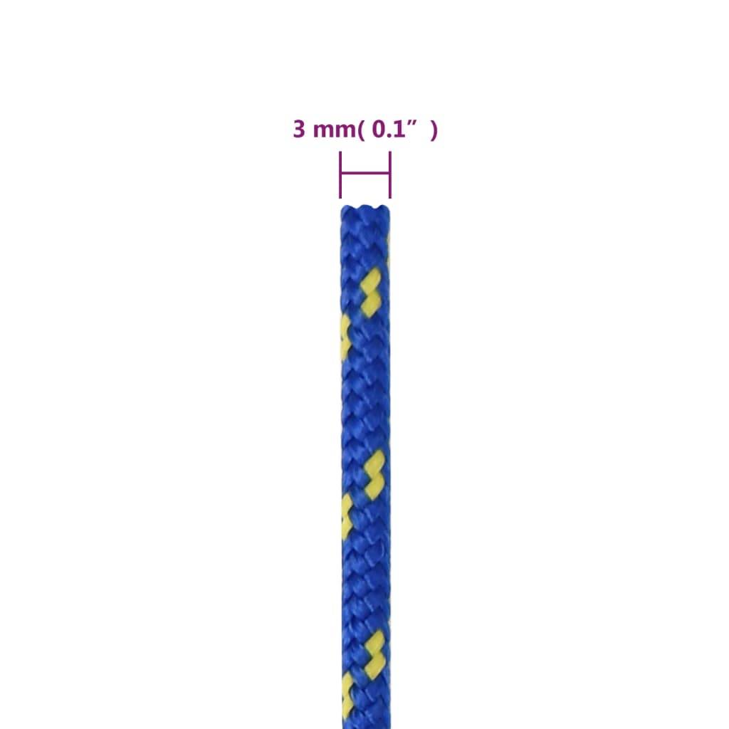 Corde de bateau Bleu 3 mm 100 m Polypropylène Maison Chic - Image 6