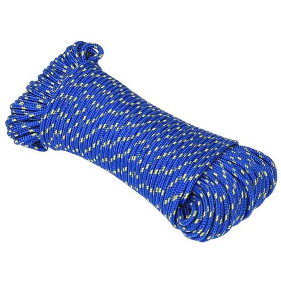 Corde de bateau Bleu 3 mm 100 m Polypropylène Maison Chic - Image 1