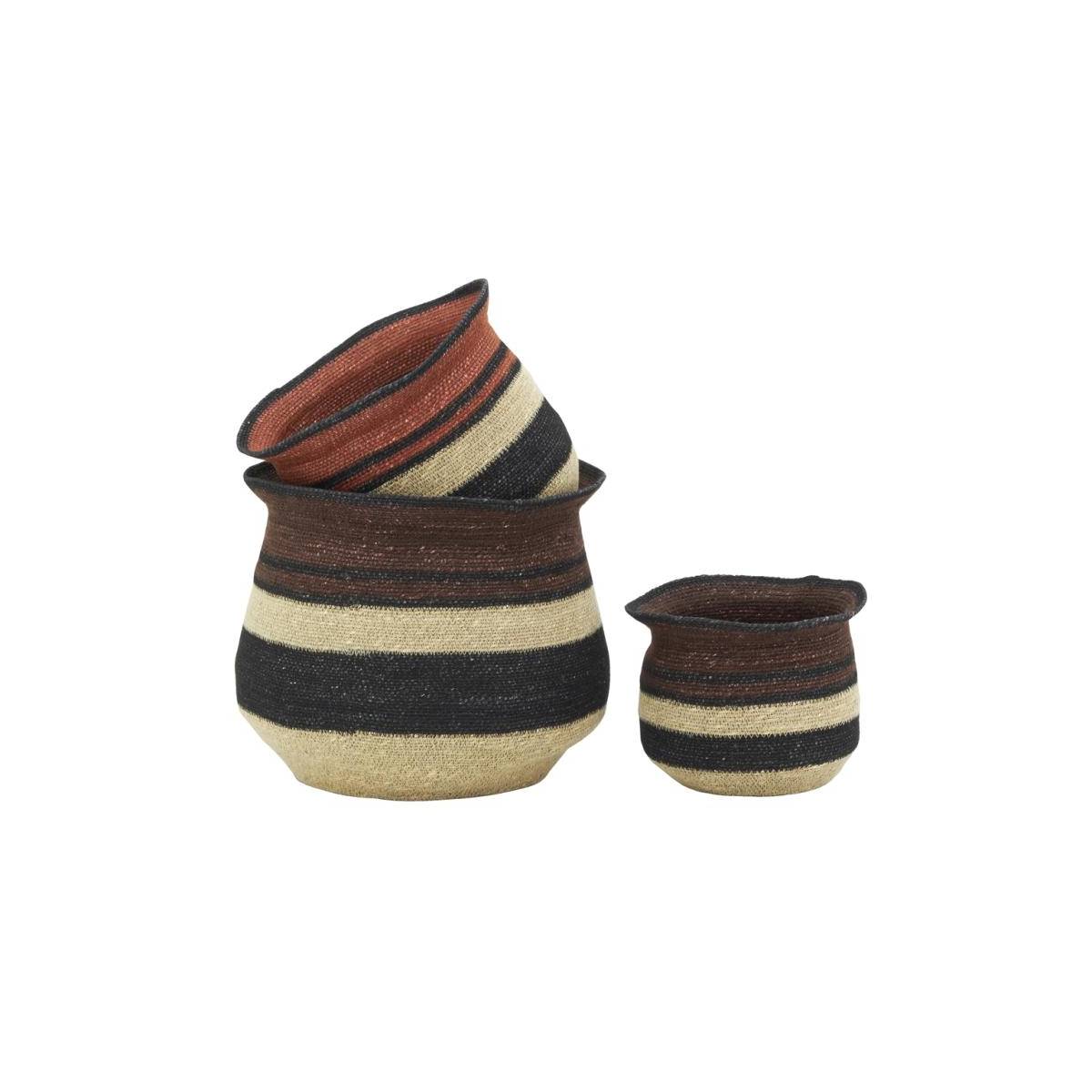 Aubry Gaspard - Cache-pots en jonc teinté - Image 1