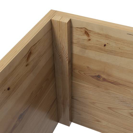 Jardinière surélevée treillis bois jardin extérieur plantes grimpantes naturel - ComfortXL Outdoor Living - Image 10
