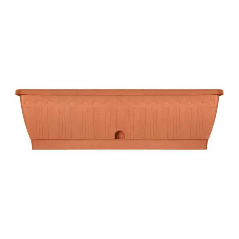 Garden ID - Jardiniere - Garden Id Terraflor - Terra 60 Cm - Solidité - Réserve D'eau - Recyclé & 100% Recyclable - Volume Pour Plantes.