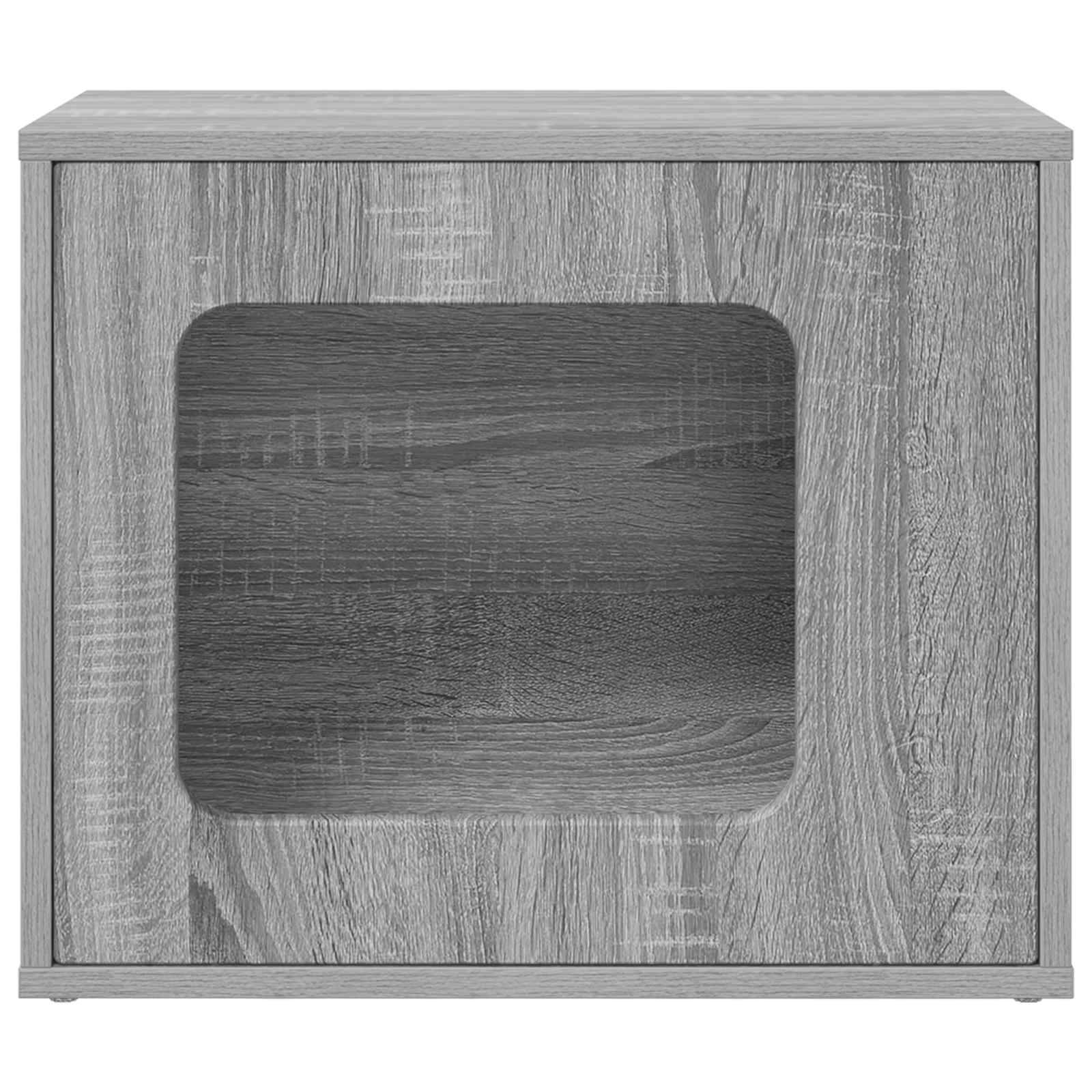 Vidaxl - Maison pour chat Gris Sonoma 51 x 30 x 42,5 cm vidaXL 8000650 - Image 6