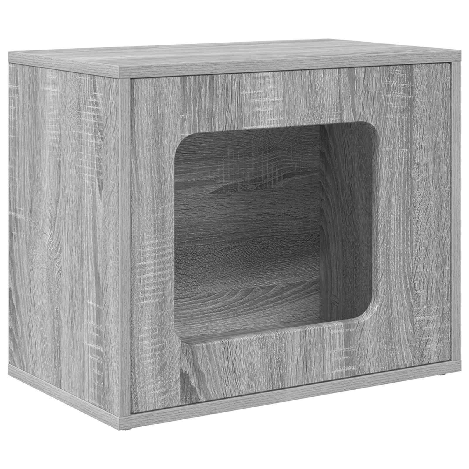 Vidaxl - Maison pour chat Gris Sonoma 51 x 30 x 42,5 cm vidaXL 8000650 - Image 2