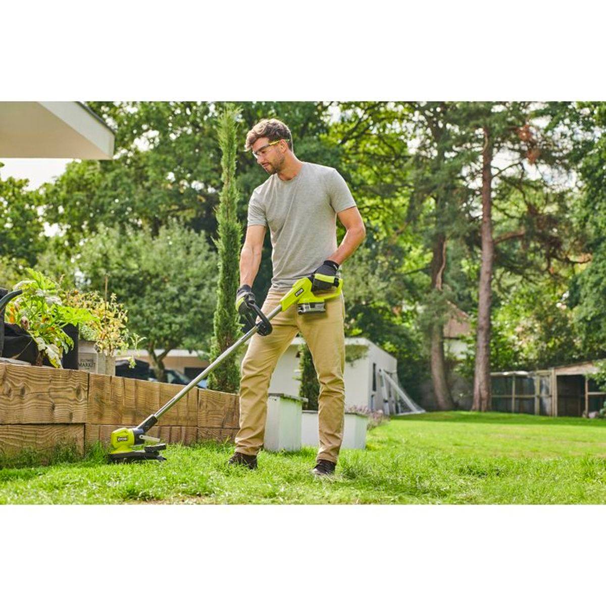 Ryobi - Coupe-bordures - dresse-bordures RYOBI - RY18LT33A-0 - 18V One+ - coupe 33 cm - sans batterie ni chargeur - Image 7