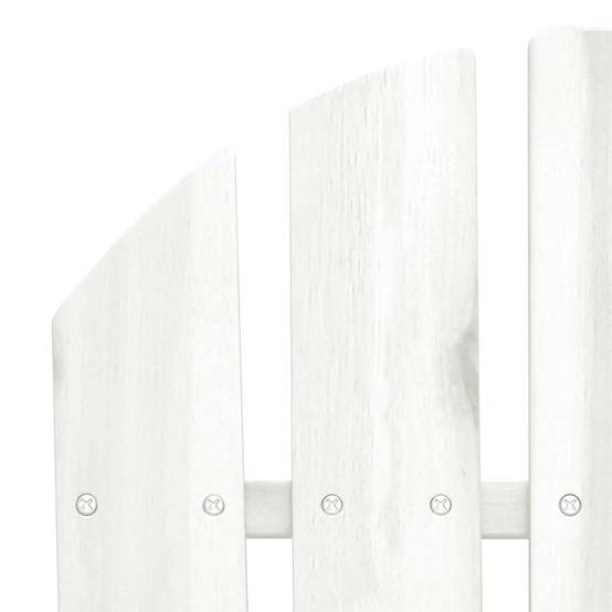 Vidaxl - Chaise de jardin Adirondack 2 places bois de sapin massif blanc vidaXL 315899 - Image 4