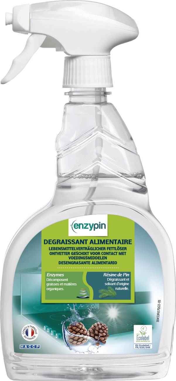 Dégraissant Alimentaire Multi-Usage - Lot de 3 Colis de 6 Flacons 750ml - Action Pin