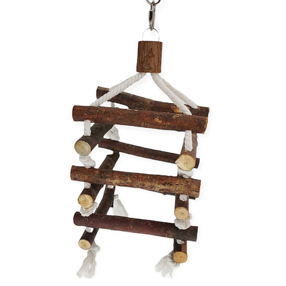 Trixie - Trixie - Tour d'échelle de corde, en bois d'écorce, 40cm, pour oiseaux. - Image 2
