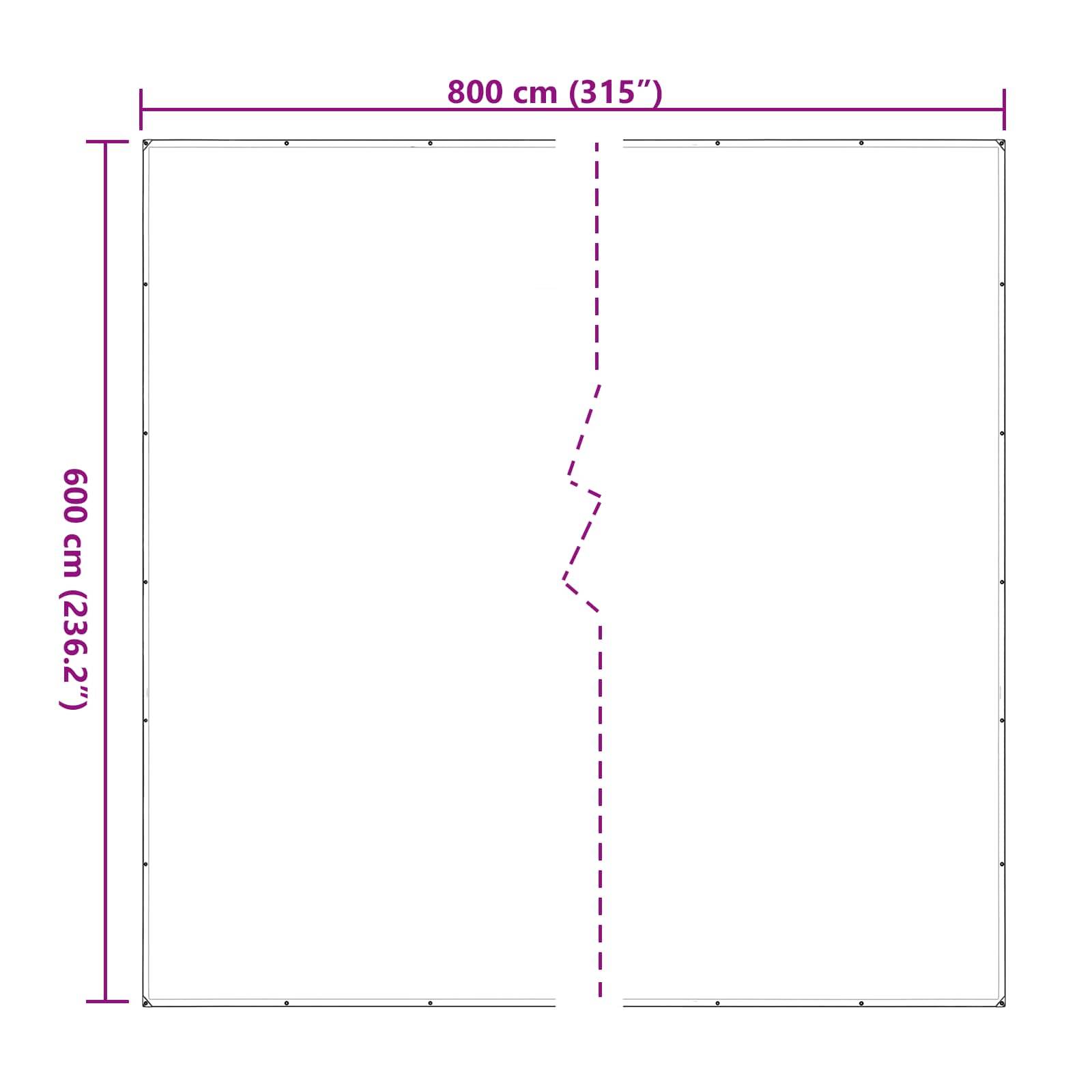 Vidaxl - Couverture pour plantes 6 x 8 m PE Transparent vidaXL 3429289 - Image 3