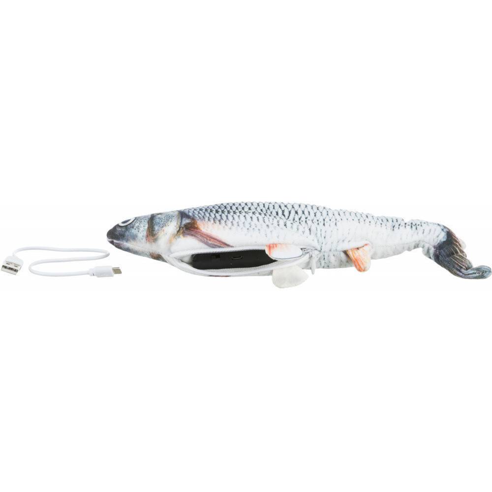 Poisson frétillant avec catnip, rechargeable par usb pour chats - Image 9