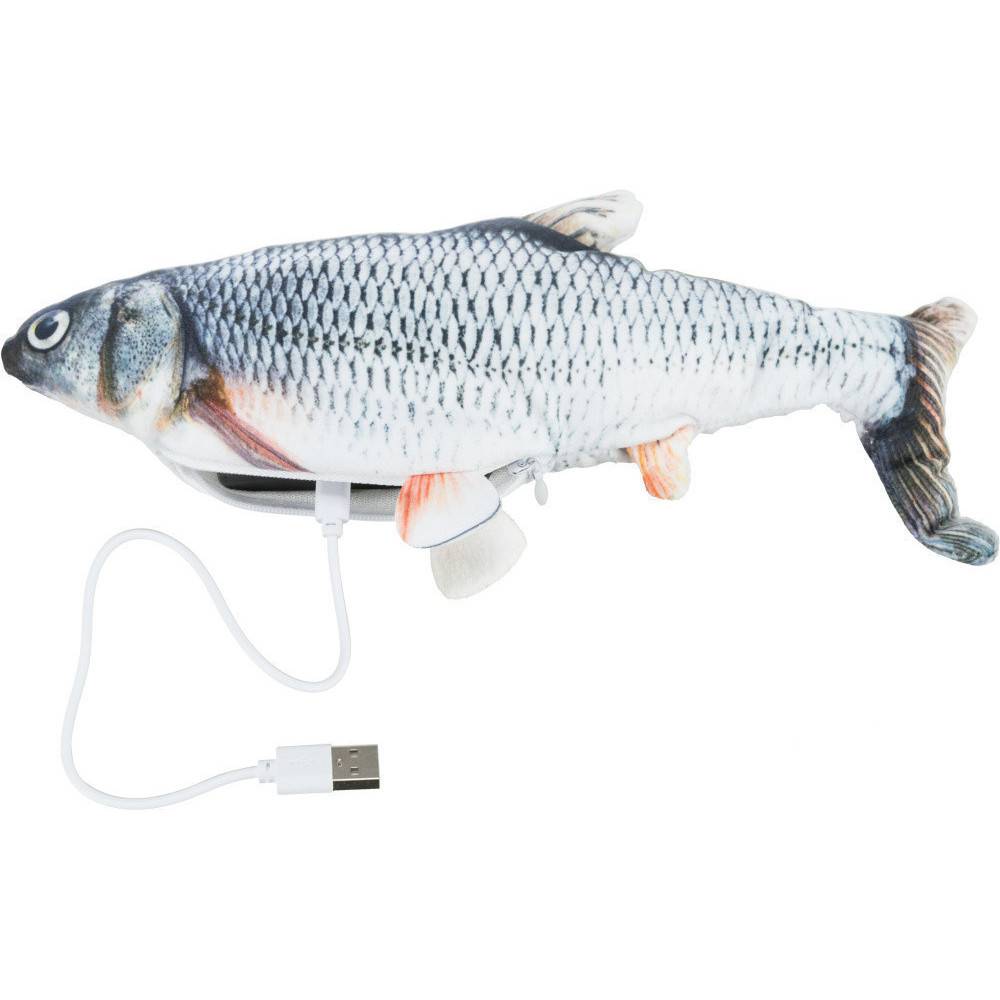 Poisson frétillant avec catnip, rechargeable par usb pour chats - Image 10